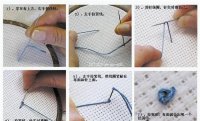 如何绣法国节和防止绣线扭曲和打结